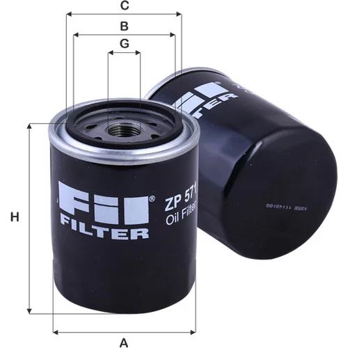 Olejový filter FIL FILTER ZP 571