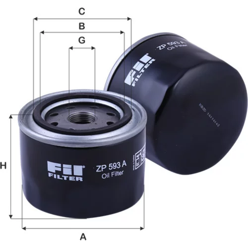 Olejový filter FIL FILTER ZP 593 A