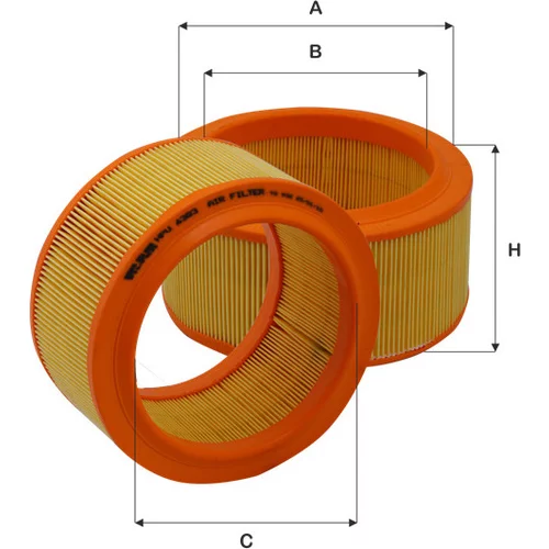 Vzduchový filter FIL FILTER HPU 4383