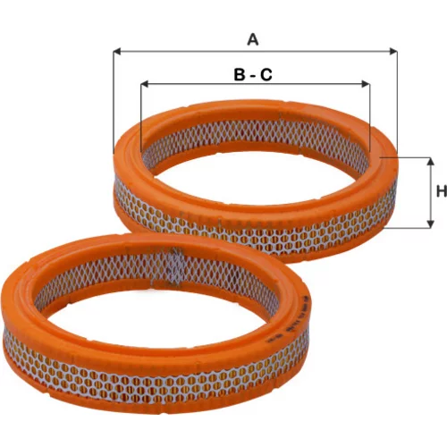 Vzduchový filter FIL FILTER HPU 4409