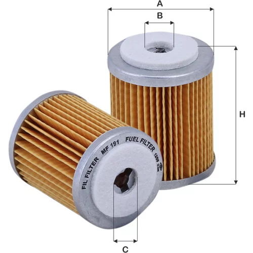 Palivový filter FIL FILTER MF 191