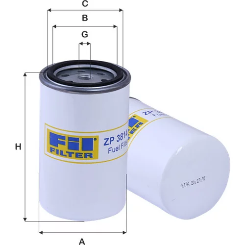 Palivový filter FIL FILTER ZP 3814 F