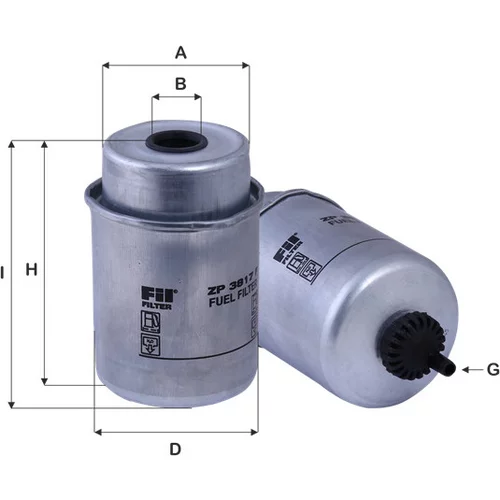 Palivový filter FIL FILTER ZP 3817 F