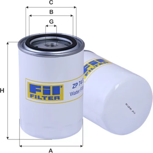 Filter chladiva FIL FILTER ZP 74 S