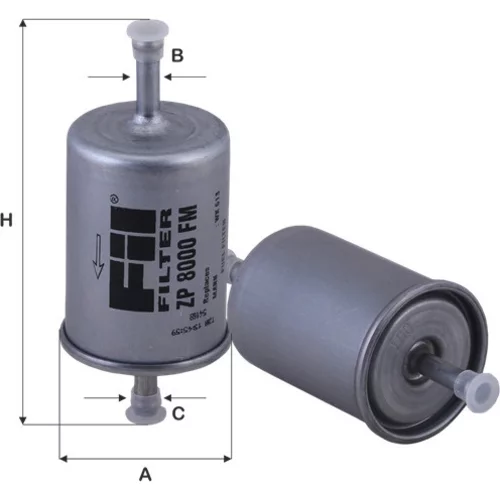 Palivový filter FIL FILTER ZP 8000 FM