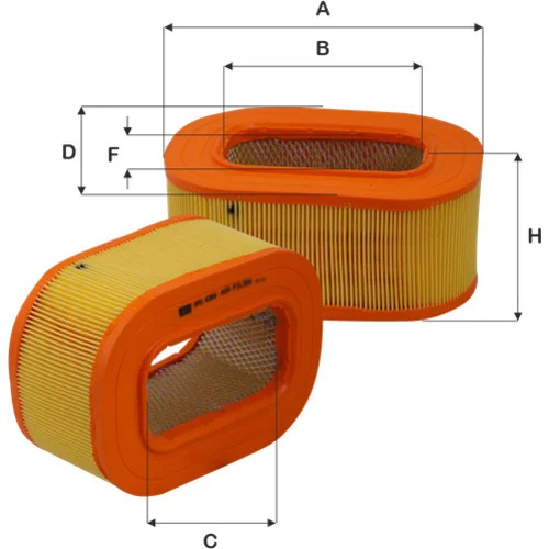 Vzduchový filter FIL FILTER HPU 4364
