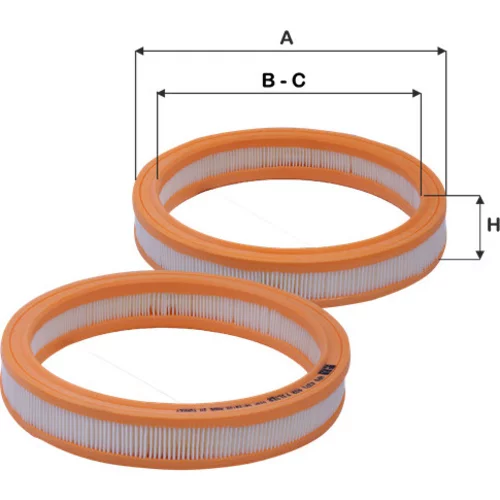 Vzduchový filter FIL FILTER HPU 4371