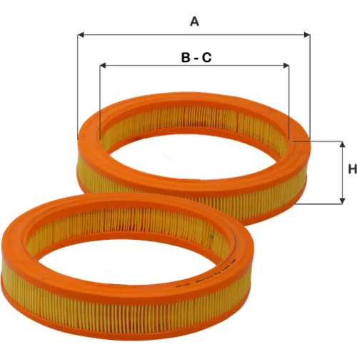 Vzduchový filter FIL FILTER HPU 4374