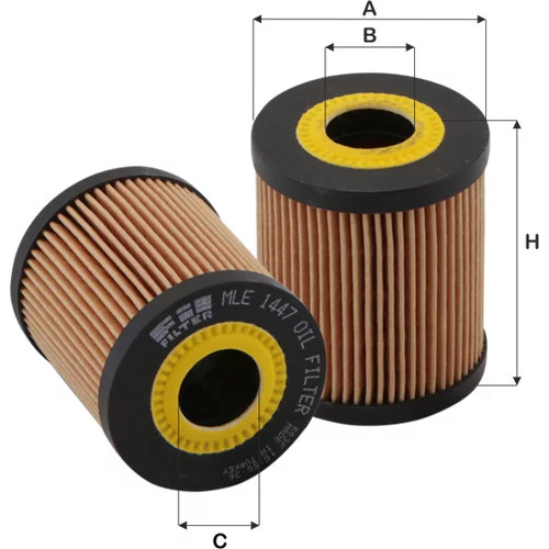 Olejový filter FIL FILTER MLE 1447