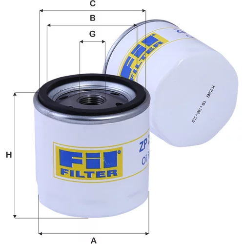 Olejový filter FIL FILTER ZP 21 C