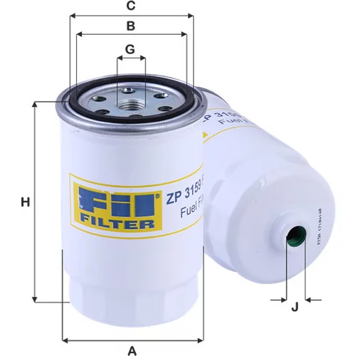 Palivový filter FIL FILTER ZP 3159 FMB