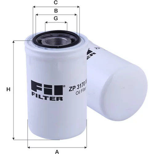 Olejový filter FIL FILTER ZP 3170 MG