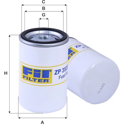 Palivový filter FIL FILTER ZP 3526 BF