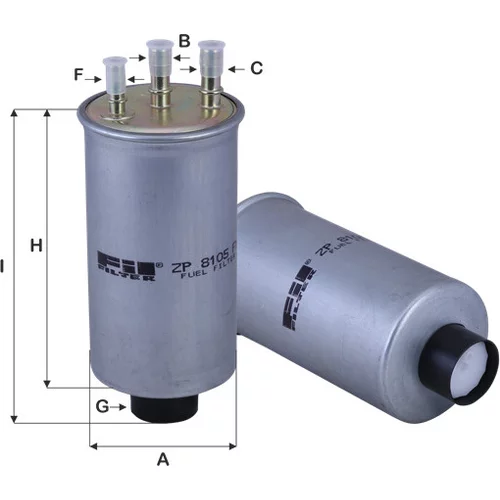 Palivový filter FIL FILTER ZP 8105 FM