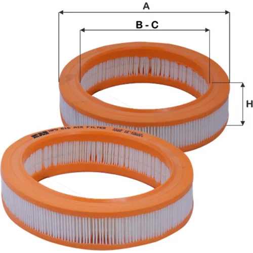 Vzduchový filter FIL FILTER HPU 616