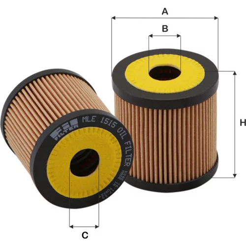 Olejový filter FIL FILTER MLE 1515