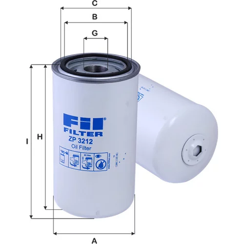 Olejový filter FIL FILTER ZP 3208 A