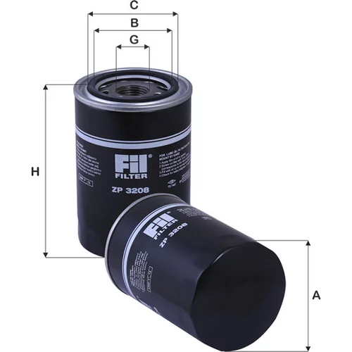 Olejový filter FIL FILTER ZP 3208