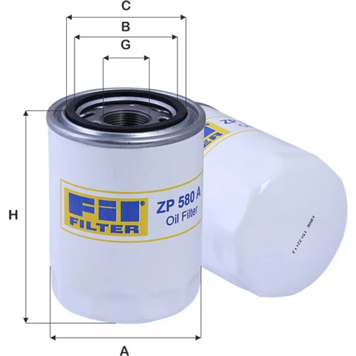 Olejový filter FIL FILTER ZP 580 A