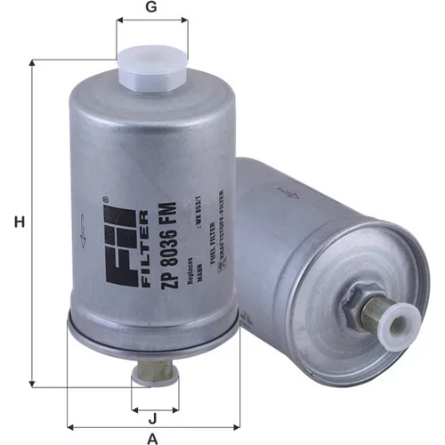 Palivový filter FIL FILTER ZP 8036 FM