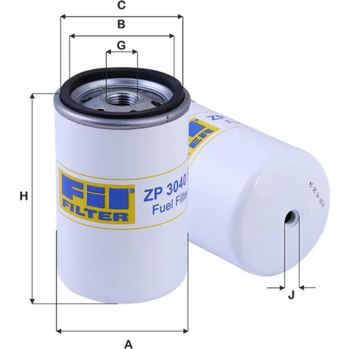 Palivový filter FIL FILTER ZP 3040 F