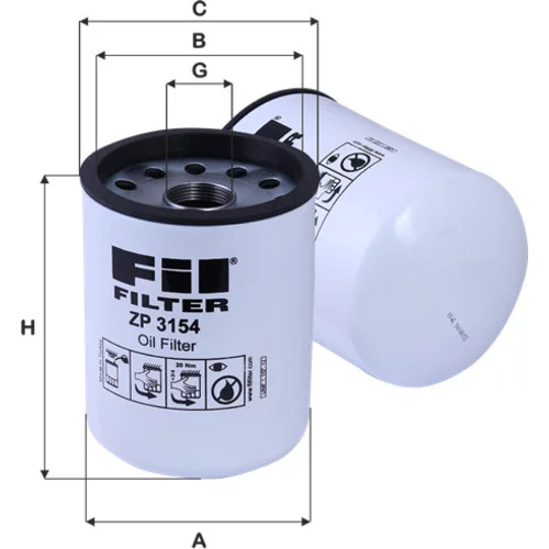 Olejový filter FIL FILTER ZP 3154