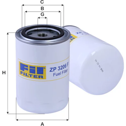 Palivový filter FIL FILTER ZP 3206 F