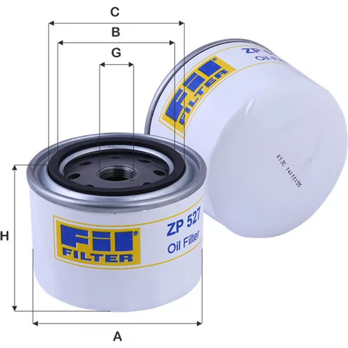 Olejový filter FIL FILTER ZP 527