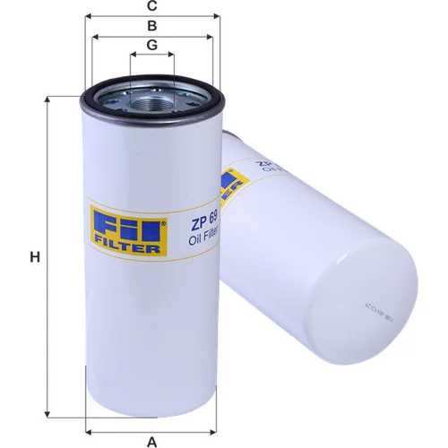 Olejový filter FIL FILTER ZP 69