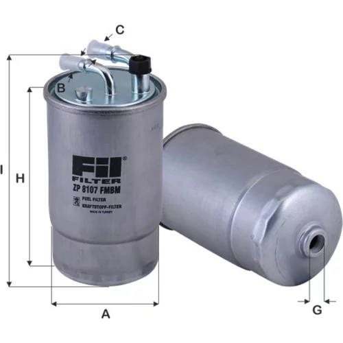 Palivový filter FIL FILTER ZP 8107 FMBM