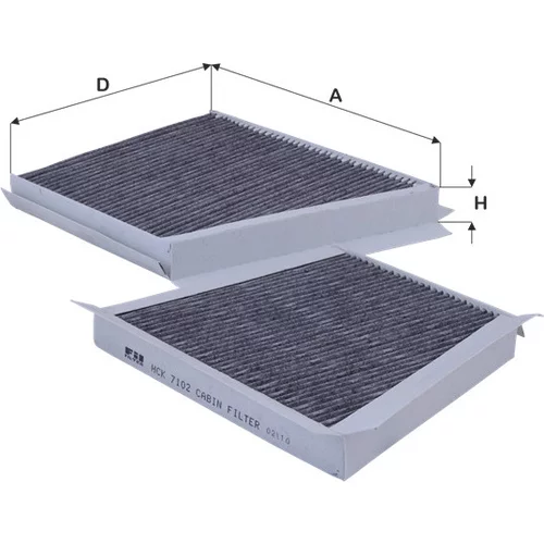 Filter vnútorného priestoru FIL FILTER HCK 7102