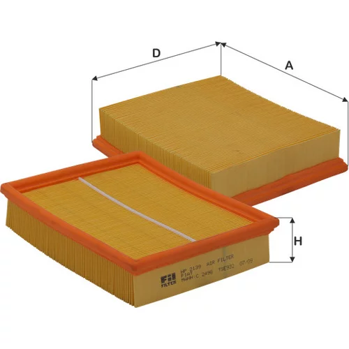 Vzduchový filter FIL FILTER HP 2139