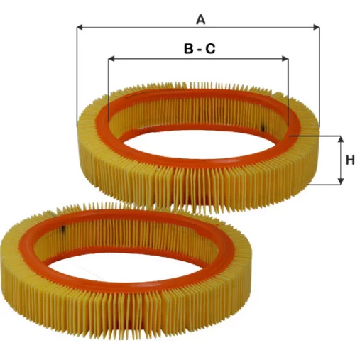 Vzduchový filter FIL FILTER HPU 4389