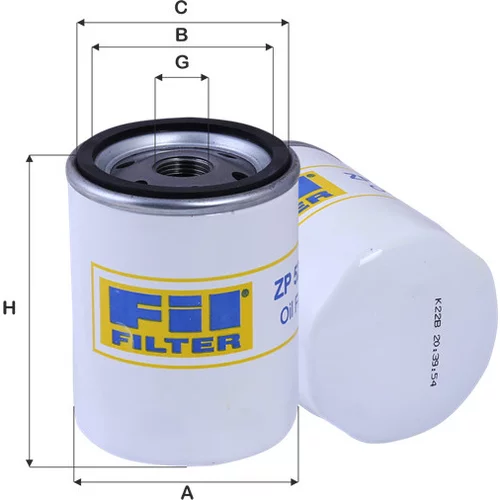 Olejový filter FIL FILTER ZP 523 C