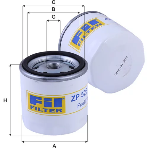 Palivový filter FIL FILTER ZP 526 AF