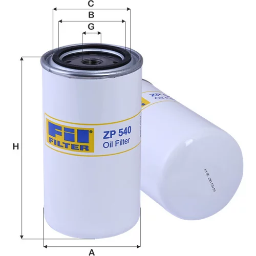 Olejový filter FIL FILTER ZP 540