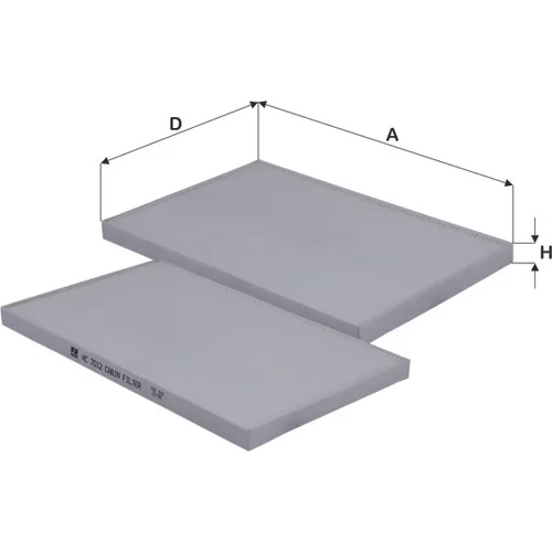 Filter vnútorného priestoru FIL FILTER HC 7012
