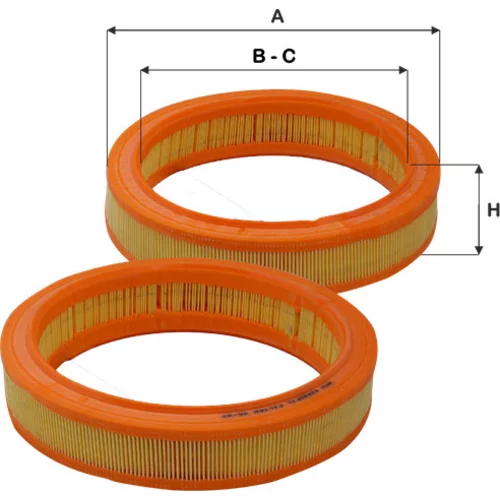 Vzduchový filter FIL FILTER HPU 4368 A