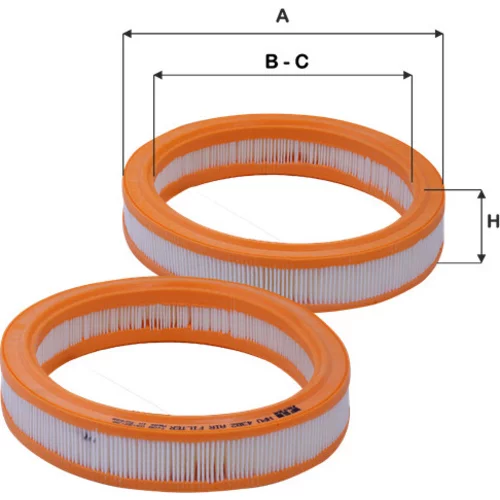 Vzduchový filter FIL FILTER HPU 4382