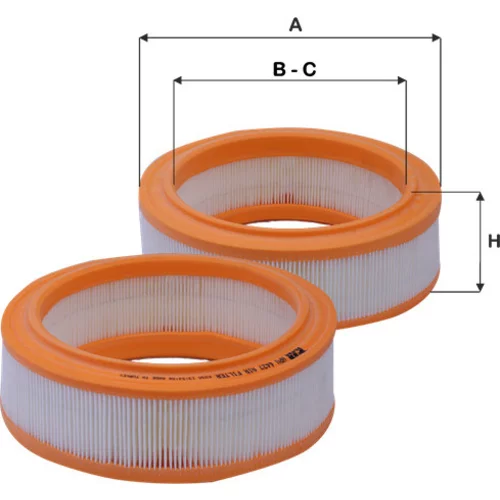 Vzduchový filter FIL FILTER HPU 4427