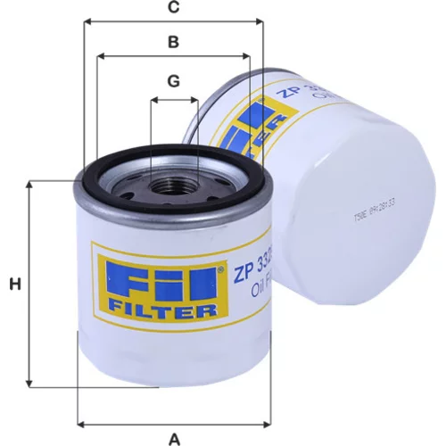 Olejový filter FIL FILTER ZP 3329 MG