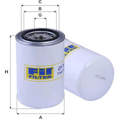Palivový filter FIL FILTER ZP 75 F