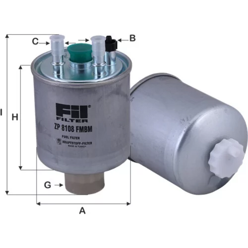 Palivový filter FIL FILTER ZP 8108 FMBM