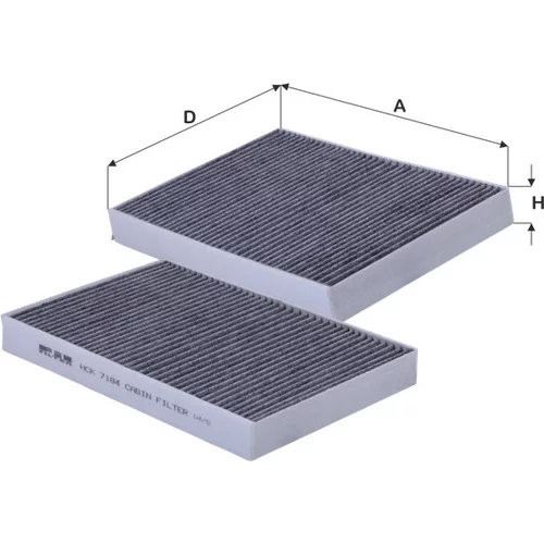 Filter vnútorného priestoru FIL FILTER HCK 7184