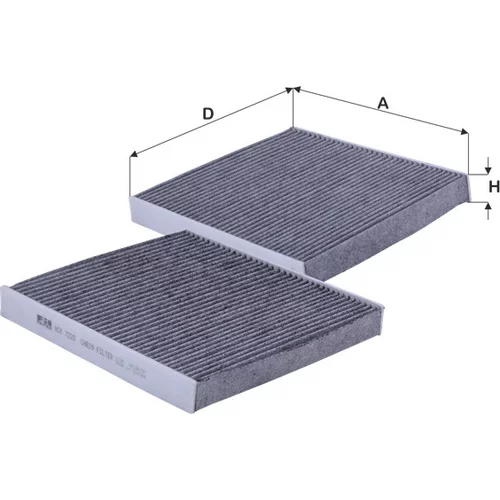 Filter vnútorného priestoru FIL FILTER HCK 7220