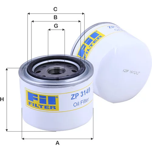 Olejový filter FIL FILTER ZP 3149