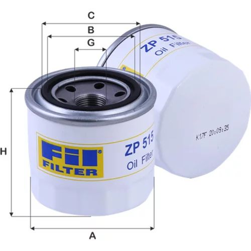 Olejový filter FIL FILTER ZP 515