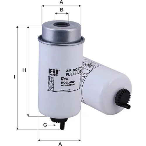 Palivový filter FIL FILTER ZP 8037 F