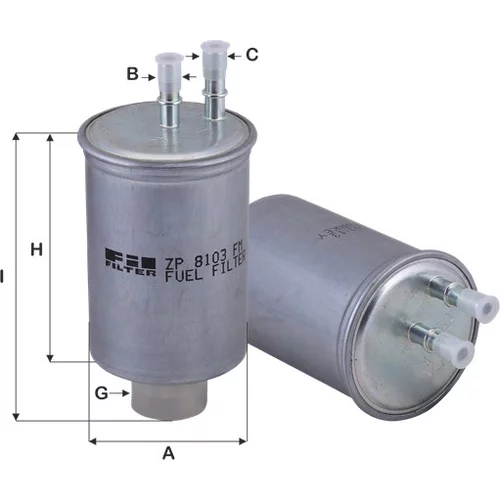 Palivový filter FIL FILTER ZP 8103 FM