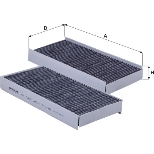 Filter vnútorného priestoru FIL FILTER HCK 7165
